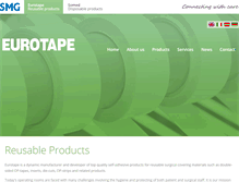 Tablet Screenshot of eurotape.com